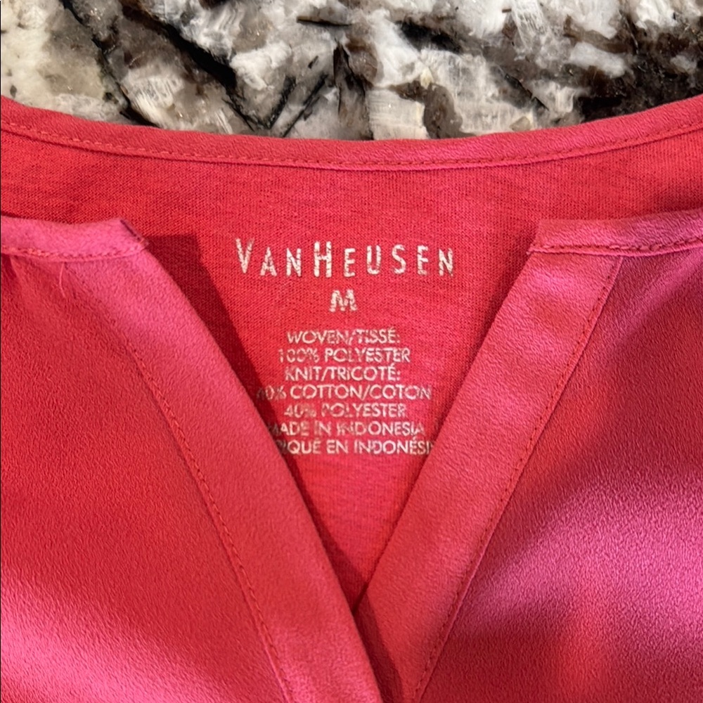 Van Heusen Pink Blouse Top